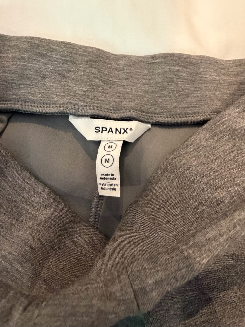 SPANX Heather Gray PerfectFit Ponte Wide-Leg Pant Size M